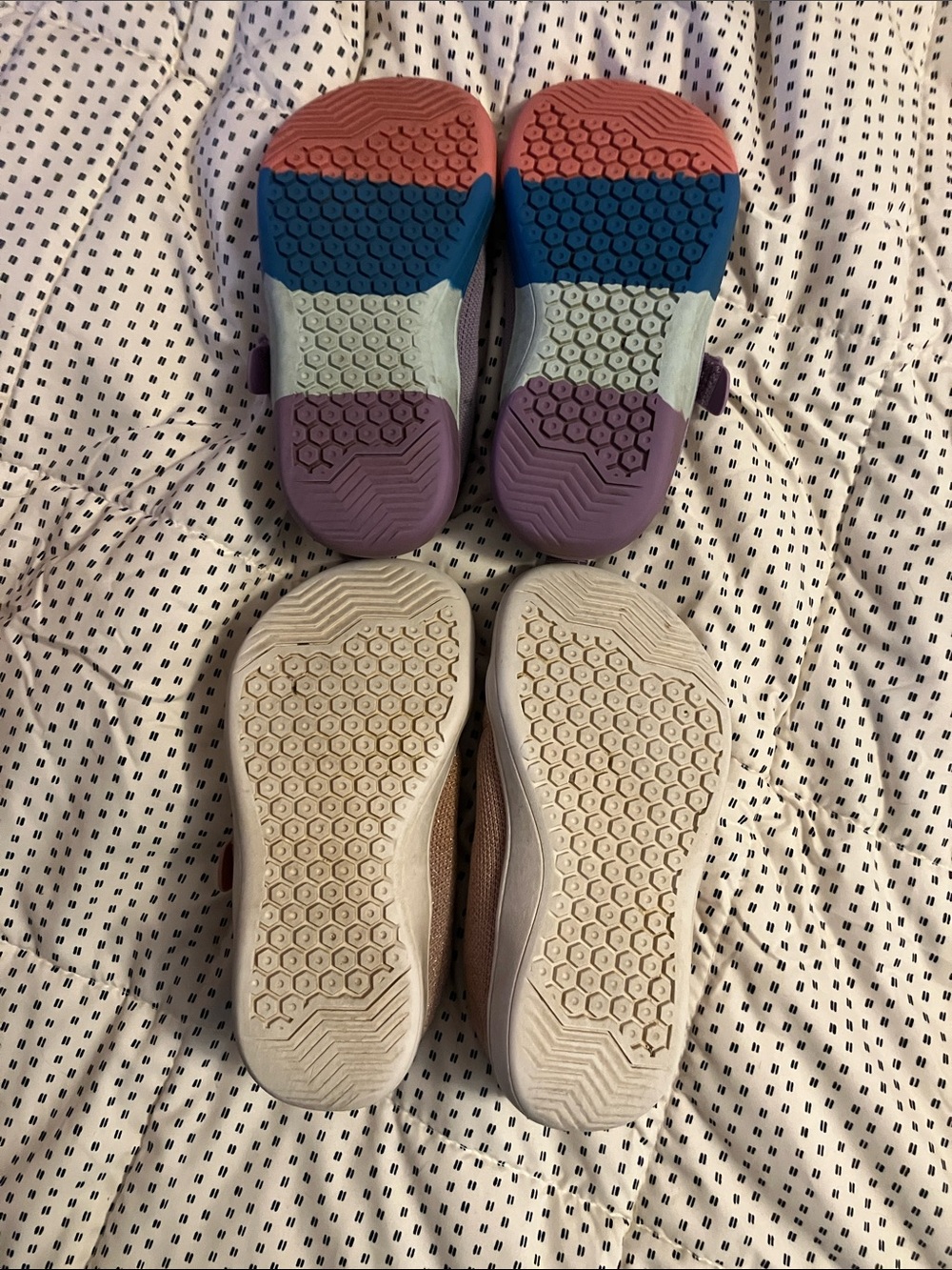 Kids Barefoot Sneakers Set in Purple and Dusty Pink - Picture 4 of 4